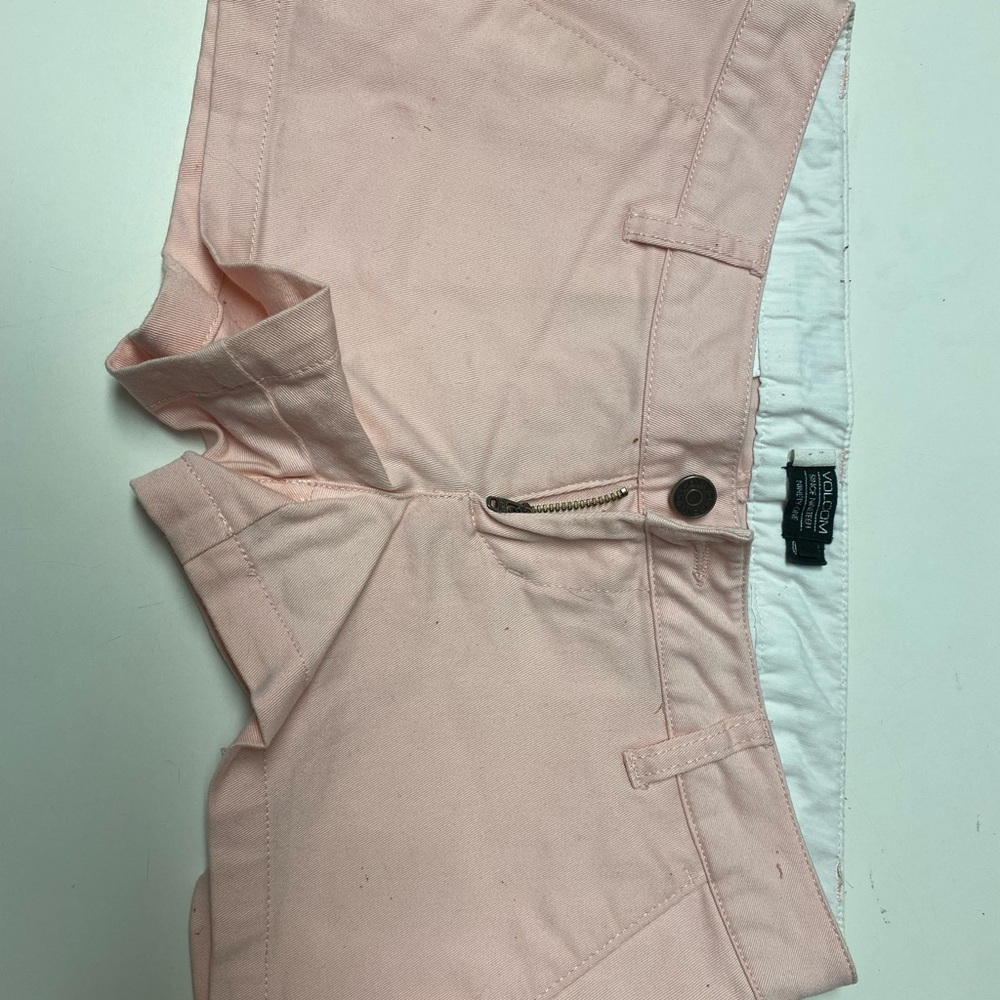 Volcom Pink High Waist Shorts